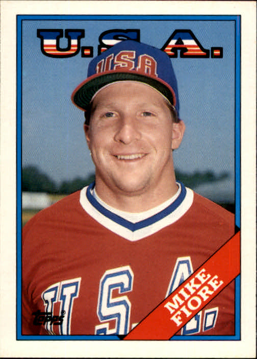 1988 Topps Traded #38T Mike Fiore OLY