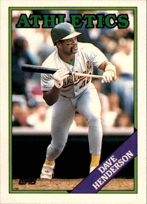 1988 Topps Traded #48T Dave Henderson