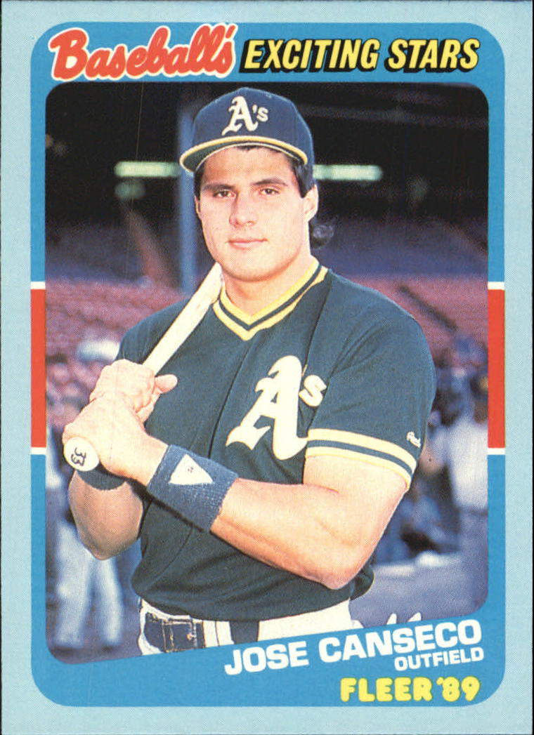 1989 Fleer Exciting Stars #3 Jose Canseco