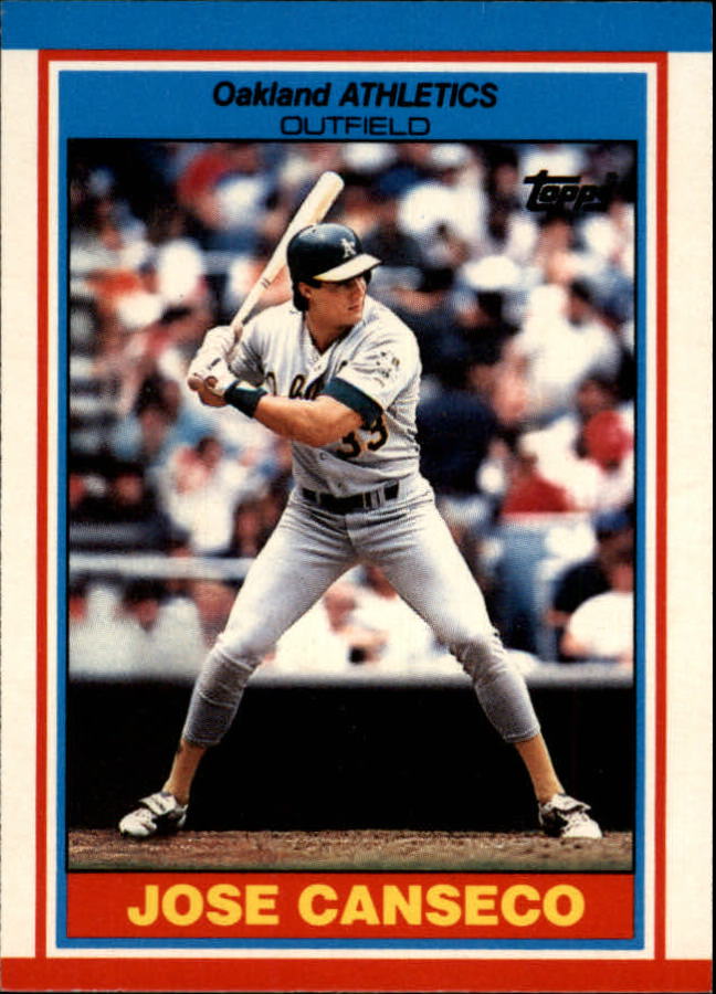 1989 Topps UK Minis #12 Jose Canseco
