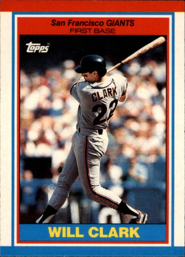 1989 Topps Mini Leaders #41 Will Clark - NM-MT