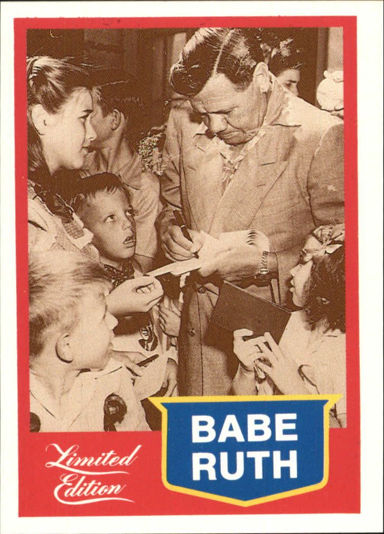 1989 CMC Ruth #18 Babe Ruth/Signing autographs/for the kids