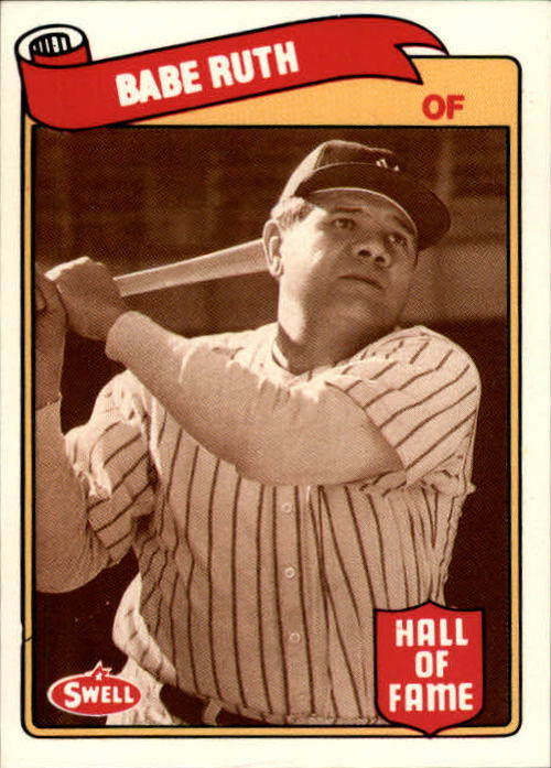 1989 Swell Baseball Greats #1 Babe Ruth