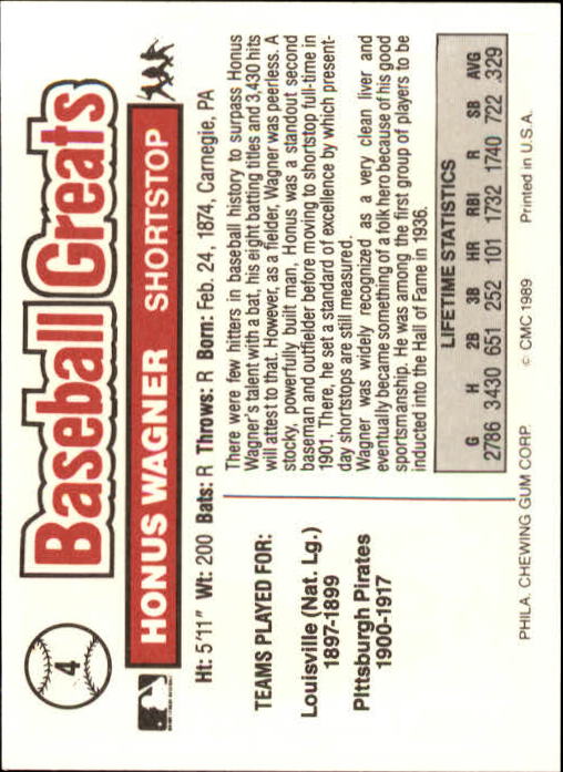 B3453- 1989 Swell Baseball Greats Card #s 1-135 -You Pick- 15+ FREE US SHIP - Picture 9 of 263