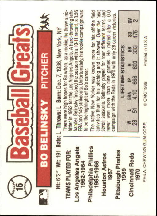 B3453- 1989 Swell Baseball Greats Card #s 1-135 -You Pick- 15+ FREE US SHIP - Picture 33 of 263