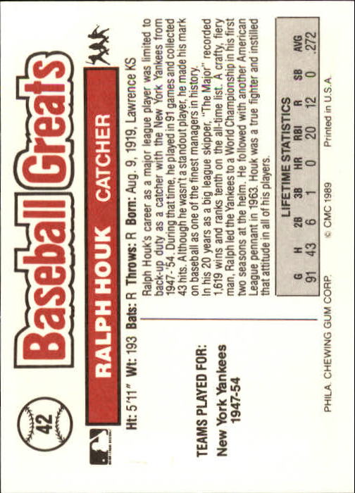 B3453- 1989 Swell Baseball Greats Card #s 1-135 -You Pick- 15+ FREE US SHIP - Picture 85 of 263