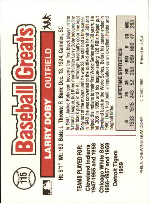 B3453- 1989 Swell Baseball Greats Card #s 1-135 -You Pick- 15+ FREE US SHIP - Picture 225 of 263