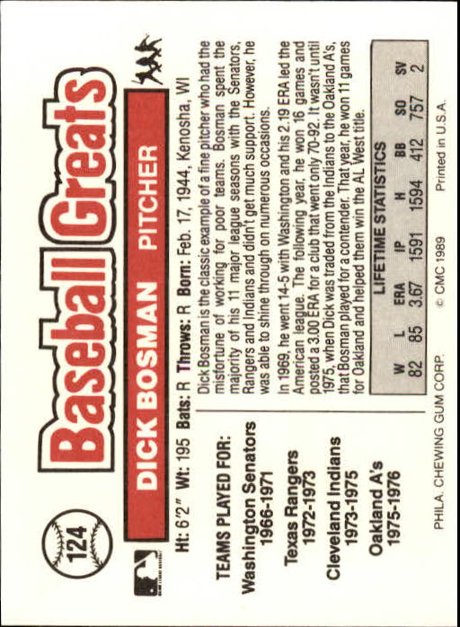 B3453- 1989 Swell Baseball Greats Card #s 1-135 -You Pick- 15+ FREE US SHIP - Picture 243 of 263