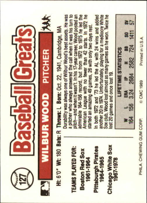B3453- 1989 Swell Baseball Greats Card #s 1-135 -You Pick- 15+ FREE US SHIP - Picture 249 of 263