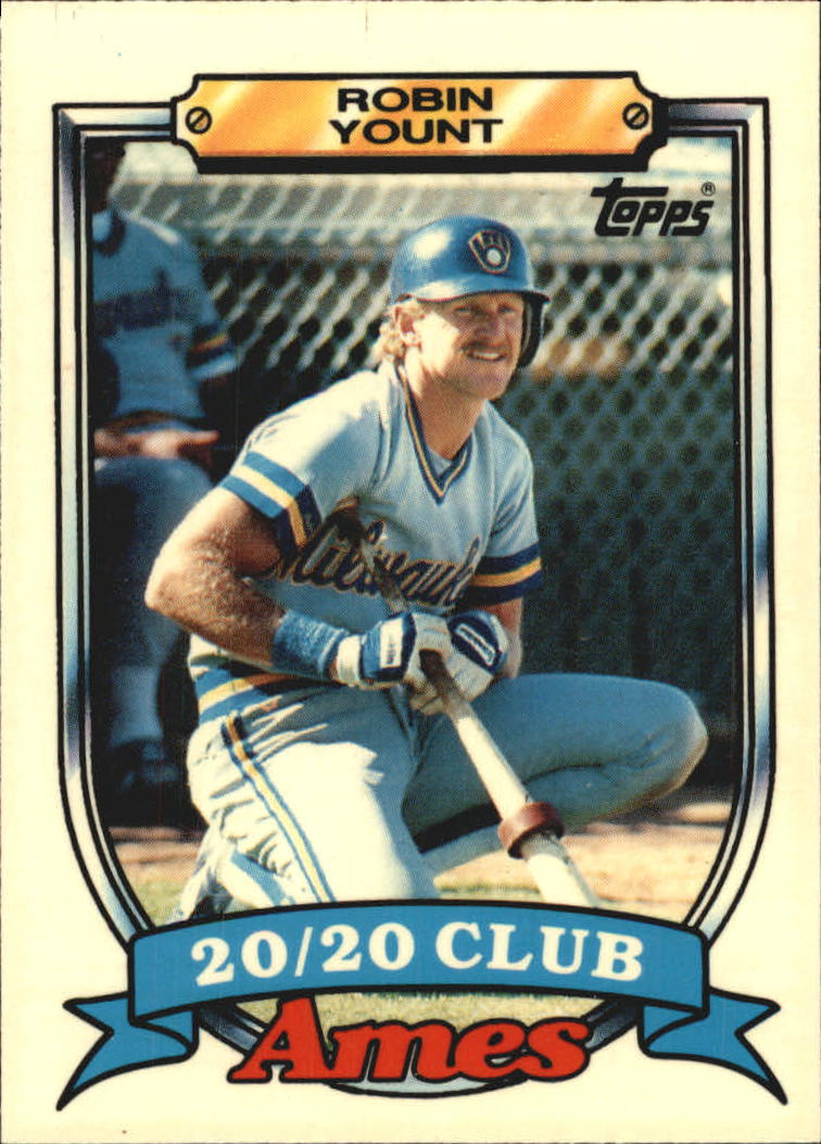 1989 Topps Ames 20/20 Club #33 Robin Yount