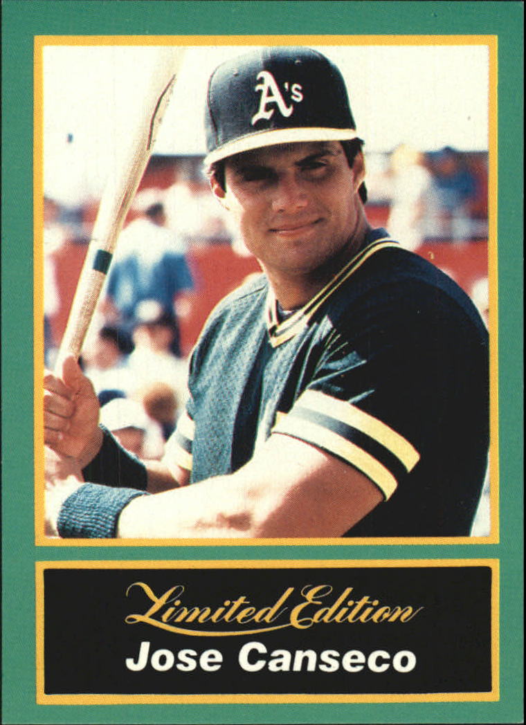 1989 CMC Canseco #2 Jose Canseco/Posing with bat from/the waist up