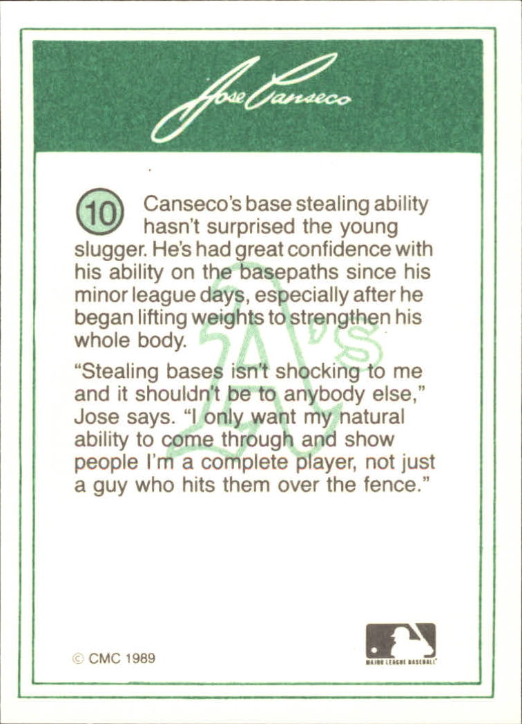 B7066- 1989 Cmc Canseco Jose Baseball Card # S 1-20 -du Pick- 15 + Free US - Bild 21 von 41