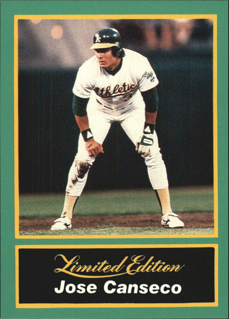 1989 CMC Canseco #10 Jose Canseco/Taking a lead off/first base