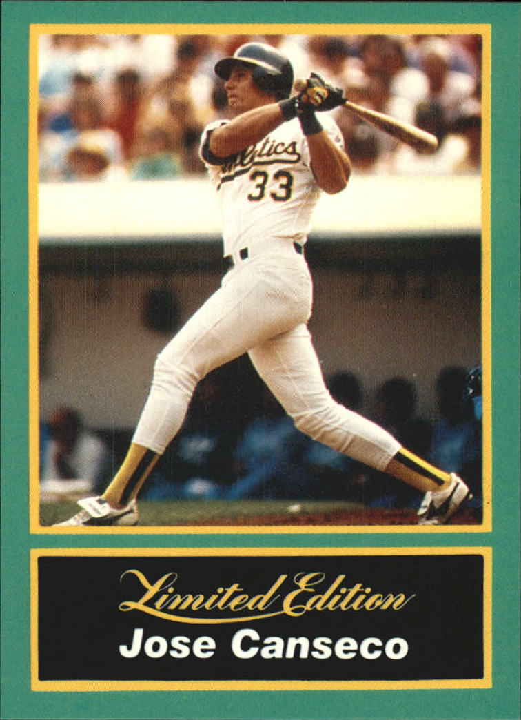 1989 CMC Canseco #15 Jose Canseco/Follow through on swing/no catcher