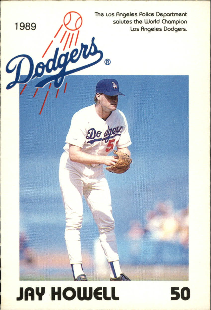 1989 Dodgers Police #26 Jay Howell