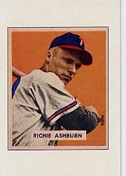 1989 Bowman Reprint Inserts #1 Richie Ashburn 49