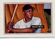 1989 Bowman Reprint Inserts #7 Willie Mays 51