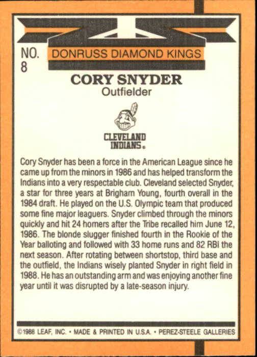 A9832- 1989 Donruss Baseball Cards 1-250 +Rookies -You Pick- 15+ FREE US SHIP - Picture 17 of 497