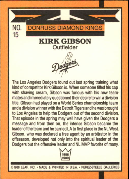 A9832- 1989 Donruss Baseball Cards 1-250 +Rookies -You Pick- 15+ FREE US SHIP - Picture 31 of 497
