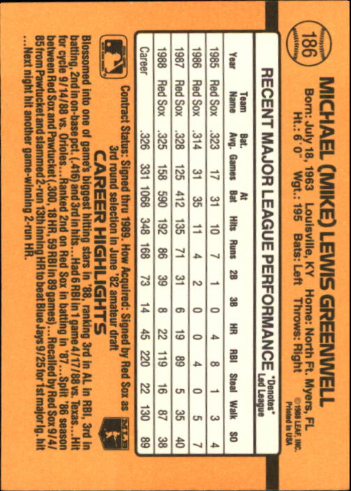 A9832- 1989 Donruss Baseball Cards 1-250 +Rookies -You Pick- 15+ FREE US SHIP - Picture 371 of 497