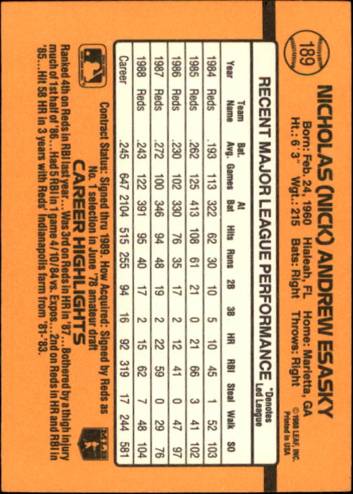 A9832- 1989 Donruss Baseball Cards 1-250 +Rookies -You Pick- 15+ FREE US SHIP - Picture 377 of 497