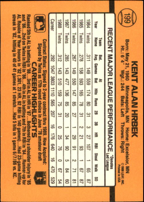 A9832- 1989 Donruss Baseball Cards 1-250 +Rookies -You Pick- 15+ FREE US SHIP - Picture 397 of 497