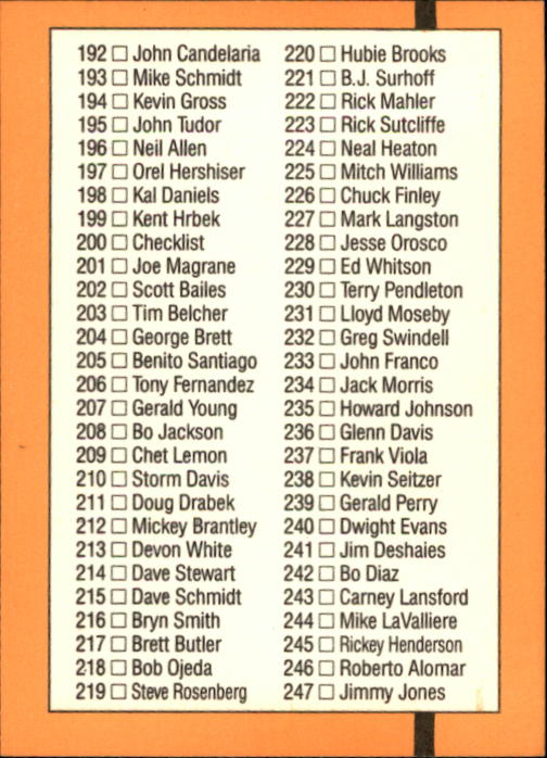 A9832- 1989 Donruss Baseball Cards 1-250 +Rookies -You Pick- 15+ FREE US SHIP - Picture 399 of 497