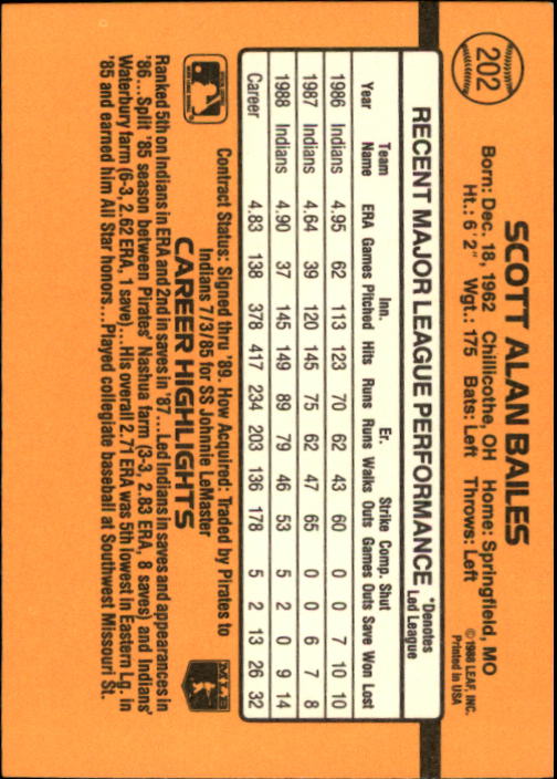 A9832- 1989 Donruss Baseball Cards 1-250 +Rookies -You Pick- 15+ FREE US SHIP - Picture 403 of 497