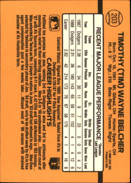 A9832- 1989 Donruss Baseball Cards 1-250 +Rookies -You Pick- 15+ FREE US SHIP - Picture 405 of 497
