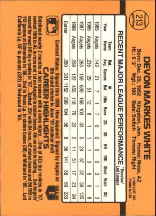 A9832- 1989 Donruss Baseball Cards 1-250 +Rookies -You Pick- 15+ FREE US SHIP - Picture 423 of 497