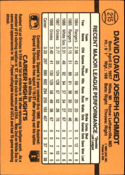 A9832- 1989 Donruss Baseball Cards 1-250 +Rookies -You Pick- 15+ FREE US SHIP - Picture 427 of 497