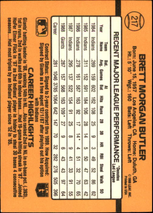 A9832- 1989 Donruss Baseball Cards 1-250 +Rookies -You Pick- 15+ FREE US SHIP - Picture 431 of 497