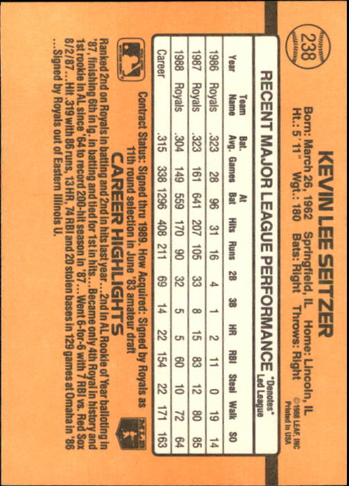 A9832- 1989 Donruss Baseball Cards 1-250 +Rookies -You Pick- 15+ FREE US SHIP - Picture 473 of 497