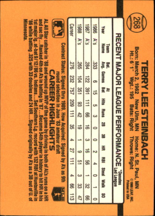 A9832- 1989 Donruss Baseball #'s 251-500 +Rookies -You Pick- 15+ FREE US SHIP - Picture 37 of 501
