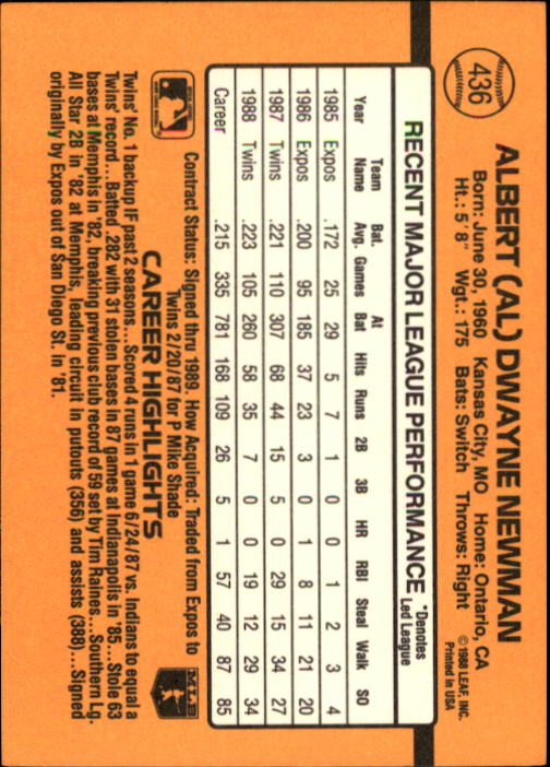 A9832- 1989 Donruss Baseball #'s 251-500 +Rookies -You Pick- 15+ FREE US SHIP - Picture 373 of 501