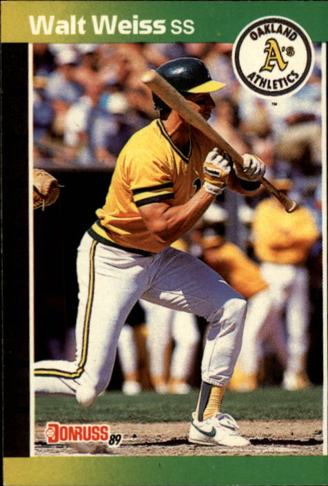 1992 Topps Baseball #691 Walt Weiss Oakland Athletics Official MLB