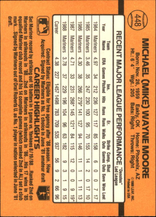 A9832- 1989 Donruss Baseball #'s 251-500 +Rookies -You Pick- 15+ FREE US SHIP - Picture 397 of 501