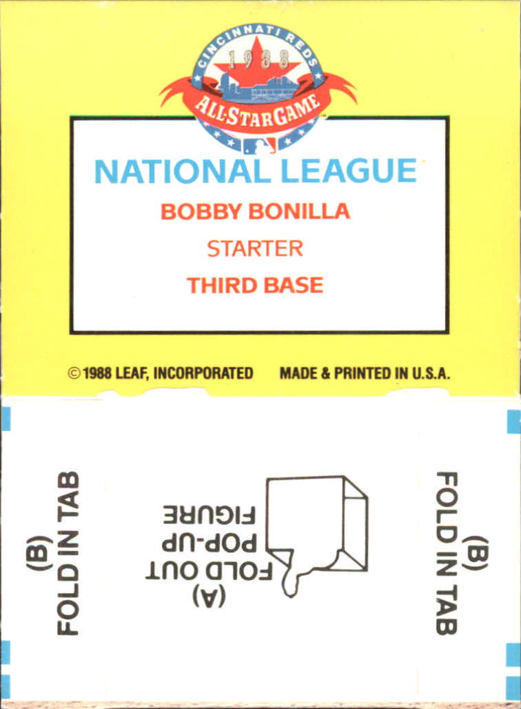 1989 Donruss #39 Bobby Bonilla Pittsburgh Pirates