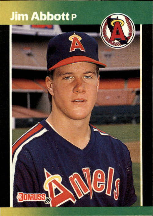 1989 DONRUSS JIM ABBOTT RC ROOKIE CARD at 's Sports Collectibles Store