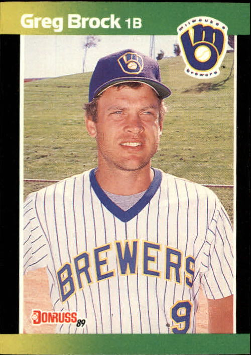 1989 Donruss Baseball's Best #239 Greg Brock