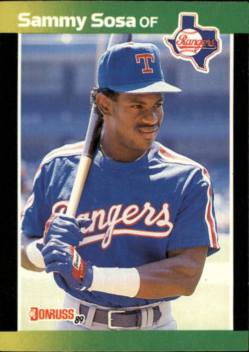 1989 Donruss Baseball's Best #324 Sammy Sosa - NM-MT