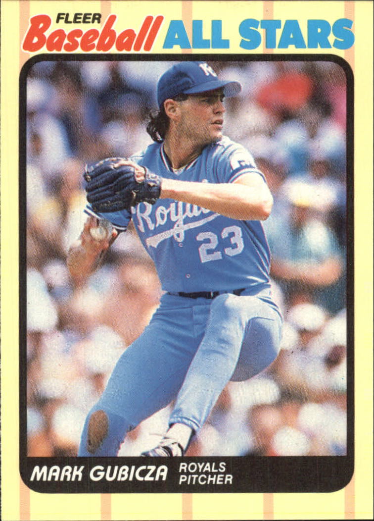 1989 Fleer Baseball All-Stars #17 Mark Gubicza