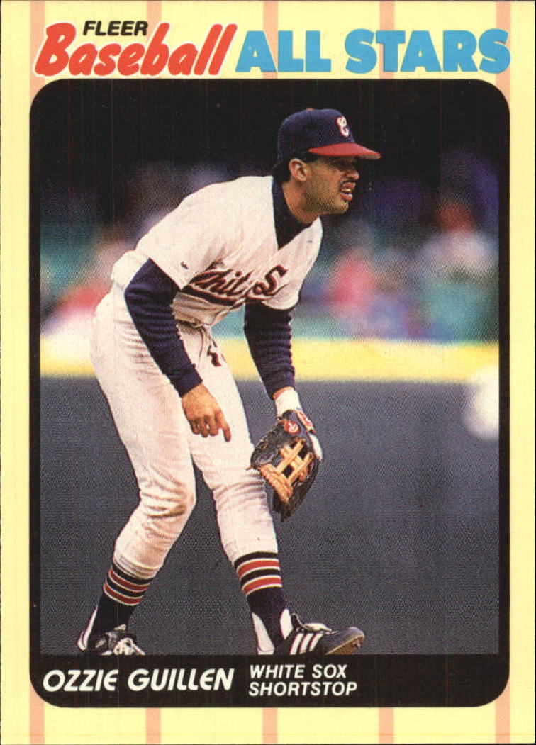 1989 Fleer Baseball All-Stars #18 Ozzie Guillen