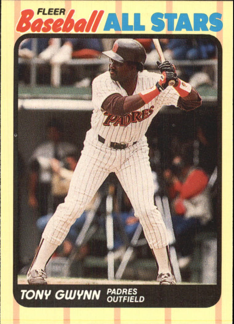 1989 Fleer Baseball All-Stars #19 Tony Gwynn