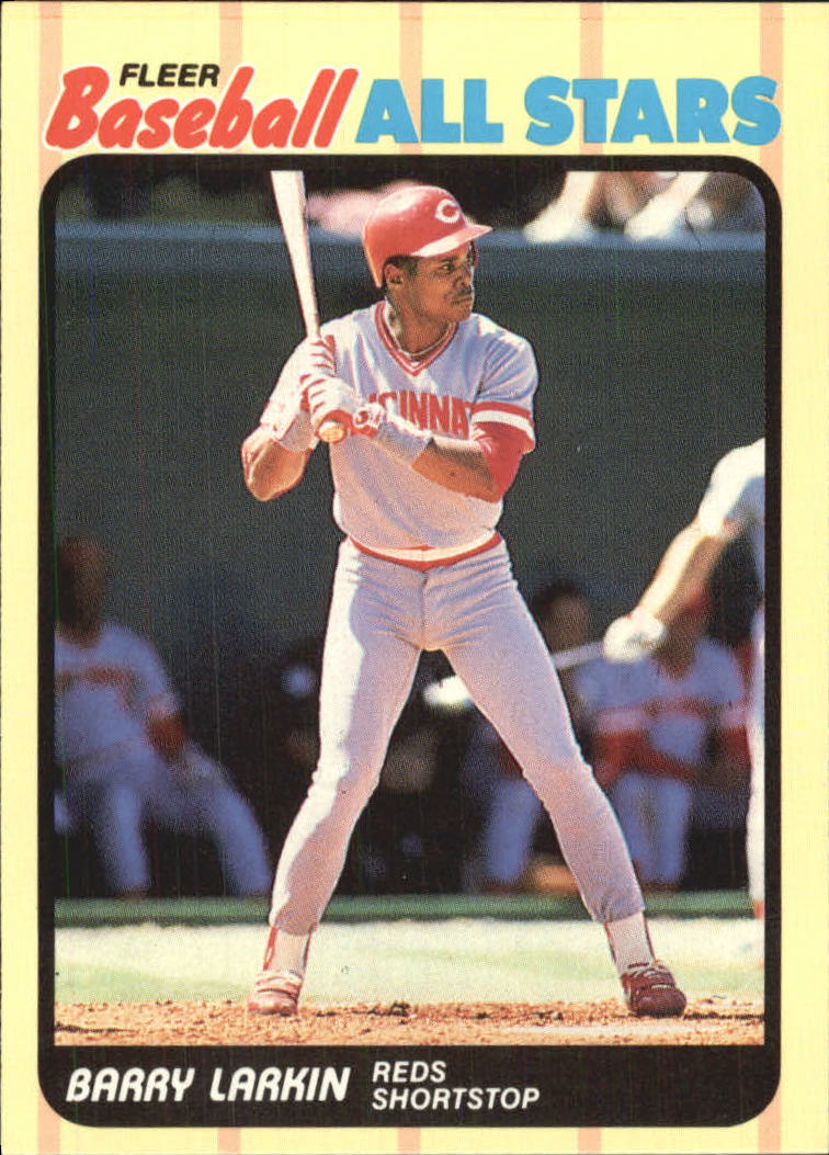 1989 Fleer Baseball All-Stars #26 Barry Larkin