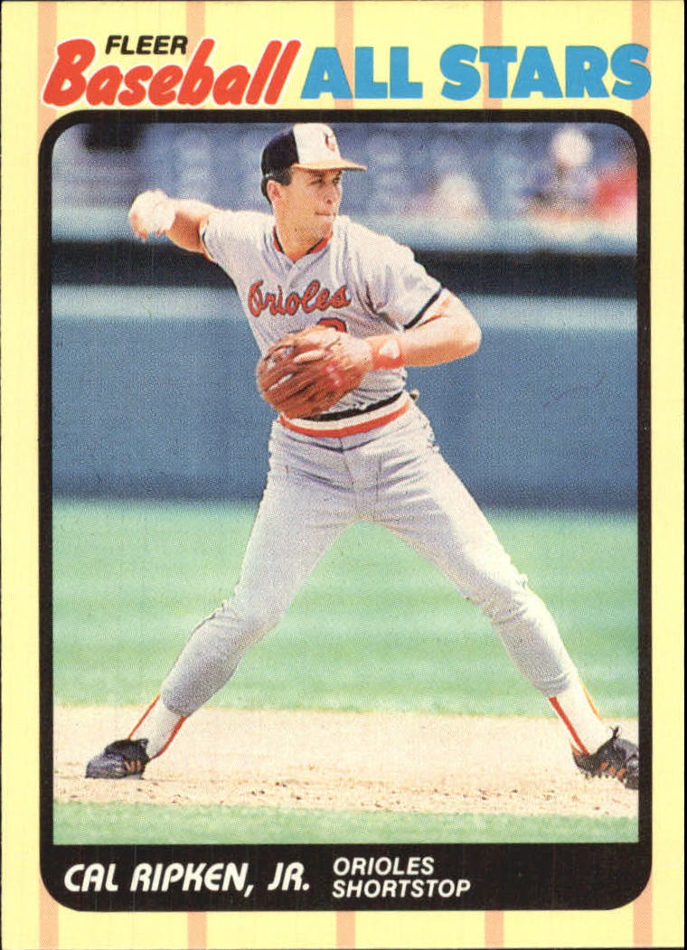 1989 Fleer Baseball All-Stars #35 Cal Ripken