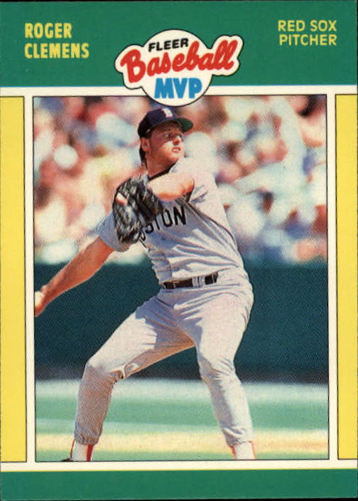 1989 Fleer Baseball MVP's #8 Roger Clemens
