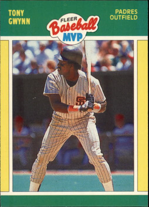 1989 Fleer Baseball MVP's #17 Tony Gwynn