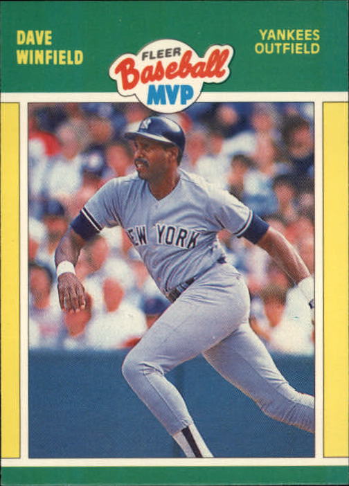 1989 Fleer Baseball MVP's #43 Dave Winfield