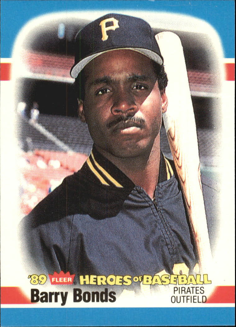 1989 Fleer Heroes of Baseball #3 Barry Bonds